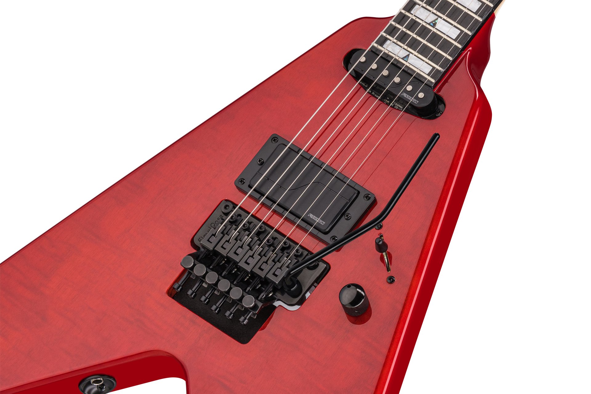 Artist Line Breaker WH-1 - Majesty Red Blackburst Transparent High Polish E-Gitarre